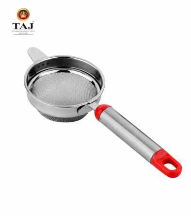 Product Cover TAJ S.S Stainless Steel Pipe Handle Tea and Coffee Strainers (S-PH-2, Steel Grey)