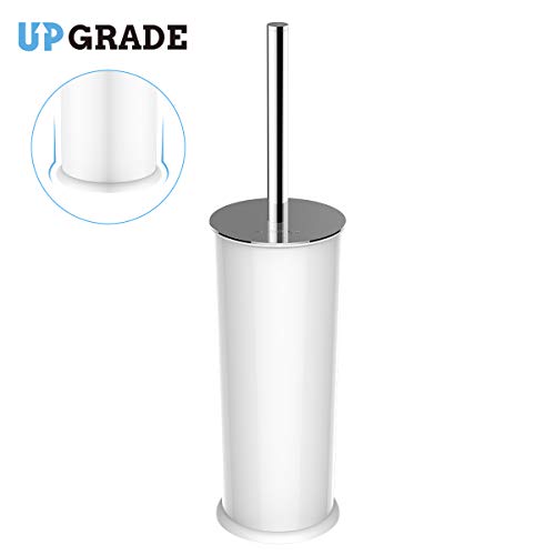 Product Cover Homemaxs Toilet Brush and Holder Toilet Bowl Brush Toilet Brush with 304 Stainless Steel Long Handle for Bathroom