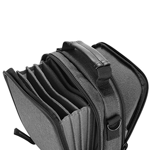 Product Cover Neewer Camera Lens Filter Pouch Case with Shoulder Strap, Made of Solid Canvas for 6 Piece 100x100mm or 100x150mm Square or Rectangular Filters