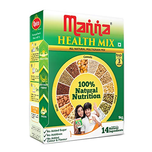 Product Cover Manna Multigrains Health & Nutrition Drink - 500g (No Added Sugars & Preservatives)