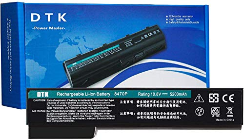 Product Cover DTK CC06XL 628668-001 628666-001 Laptop Battery Replacement for HP EliteBook 8460p 8460w 8470p 8470w 8560p 8570p ProBook 6360t 6460b 6465b 6470b 6560b 6570b Notebook 10.8V 56Wh