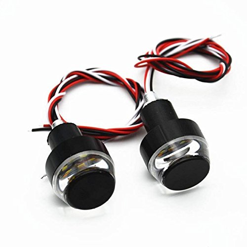 Product Cover SAN Motorcycle Turn Signal LED Handle Bar Light for All Bikes -Set of 2