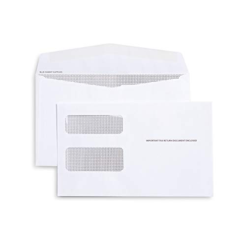Product Cover 25 1099 MISC Tax envelopes - Designed for Printed 1099 Laser Forms from QuickBooks or Similar Tax Software - 5 5/8 Inch x 9 Inch, Gummed Flap, 25 Form Envelopes