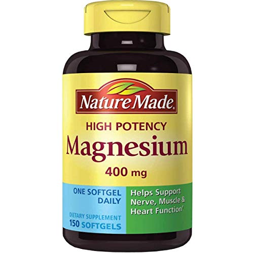 Product Cover Nature Made Extra Strength Magnesium 400 Milligrams - 150 Liquid Softgels