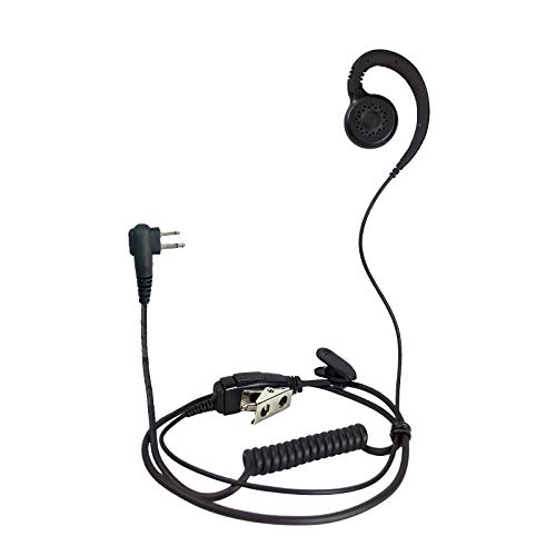 Product Cover ProMaxPower Two Way Radio Swivel Headset Earpiece PTT for Motorola CP88 CP100 CP200D CLS1110 CLS1410 (1 Pack)