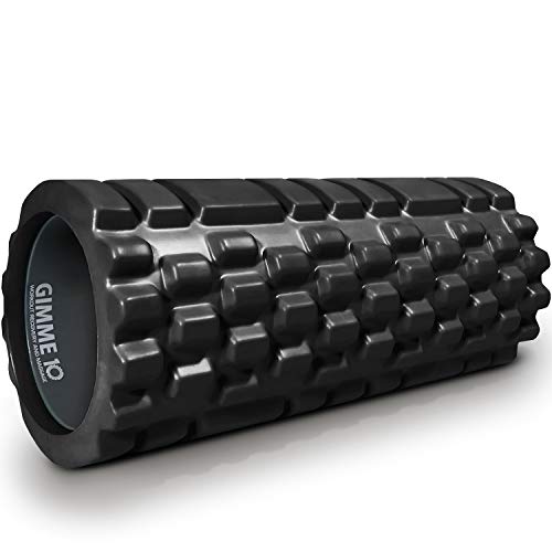 Product Cover Gimme 10 Foam Roller for Deep Tissue Massager for Muscle and Myofascial Trigger Point Release - Black