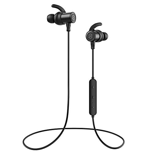 Product Cover SoundPEATS Wireless Earbuds, Bluetooth 4.1 Magnetic Earphones, IPX6 Sweatproof Earbuds with Mic (Superior Sound with Upgraded Drivers, 8 Hours Work Time, APTX)