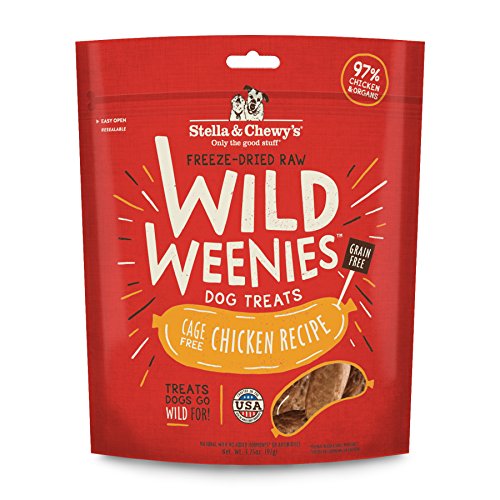 Product Cover Stella & Chewy's Freeze-Dried Raw Chicken Wild Weenies Dog Treats, 3.25 oz bag