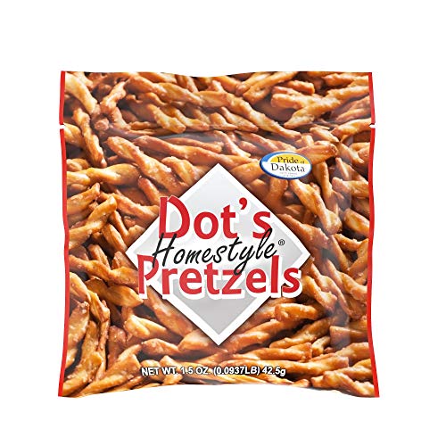 Product Cover Dots Homestyle Pretzels 1.5 oz. Bags (20 Pack) Lunchbox Sized Seasoned Pretzel Snack Sticks