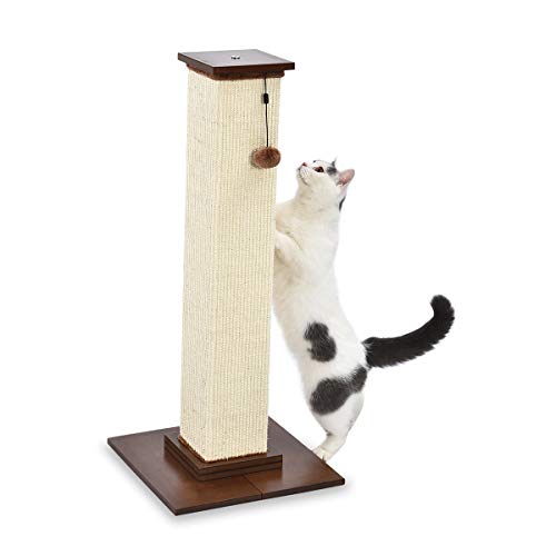 Product Cover AmazonBasics Large Premium Tall Cat Scratching Post - 16 x 35 x 16 Inches, Wood