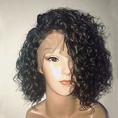 Product Cover Dorosy Hair 360 Lace Frontal Wigs 150% Denisty Human Hair Wigs for Black Women Curly Brazilian Virgin Hair Pre Plucked Lace Wigs with Baby Hair (12 inch with 150% density)