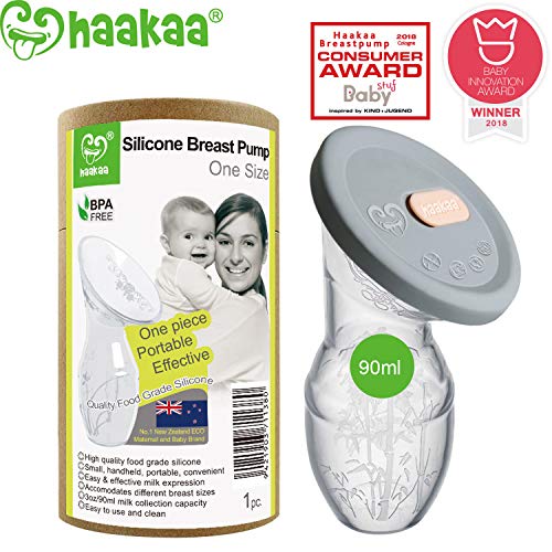 Product Cover Haakaa Manual Breast Pump Milk Saver 3oz/90ml+Lid