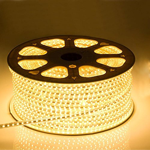Product Cover Bright Electronics Decorative 20 Meter LED Rope Light, Water Proof, Color: Warm White(Yellow) with Adapter