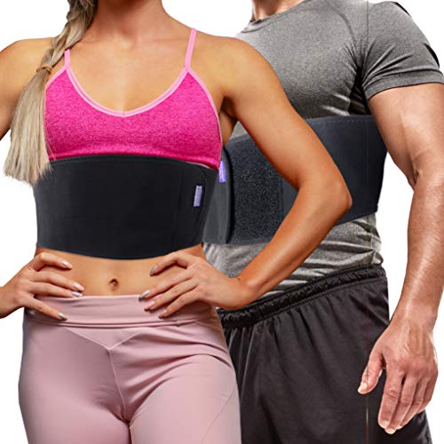 Product Cover Everyday Medical Broken Rib Brace for Men and Women - Bamboo Charcoal Rib Support Compression Brace - accelerates The Healing of Cracked, Dislocated, Fractured and Post-Surgery Ribs - Large