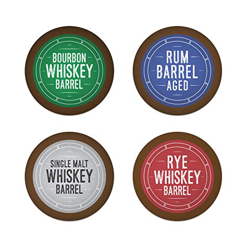 Product Cover Bourbon Barrel Aged K-Cups Coffee 24ct Variety Pack Set, Single Origin Coffee Paired with Bourbon, Rye Whiskey, Malt Whiskey and Rum, 24ct