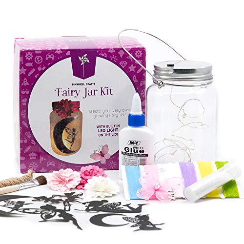 Product Cover Pinwheel Crafts Fairy Craft Kit for Girls (Fairy Lantern)