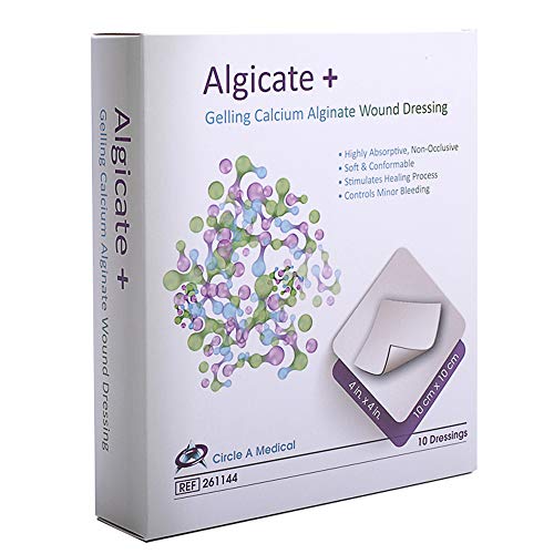Product Cover Algicate+ Gelling Calcium Alginate Wound Dressing Sterile, 4