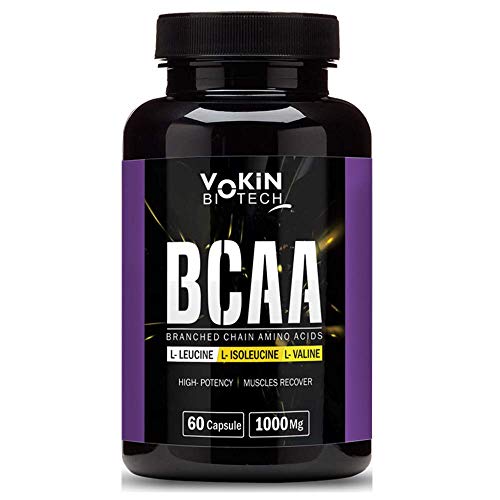 Product Cover Vokin Biotech BCAA Capsules for Muscle Recovery (1000 mg) 60