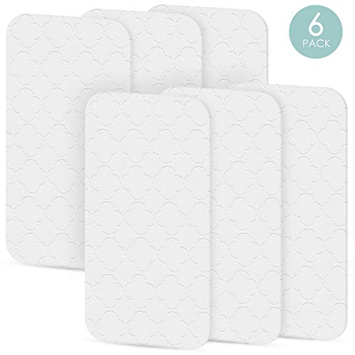Product Cover TILLYOU Portable Quilted Changing Pad Liners Waterproof, Ultra Soft Thick Breathable Changing Table Cover Liners, 11.5