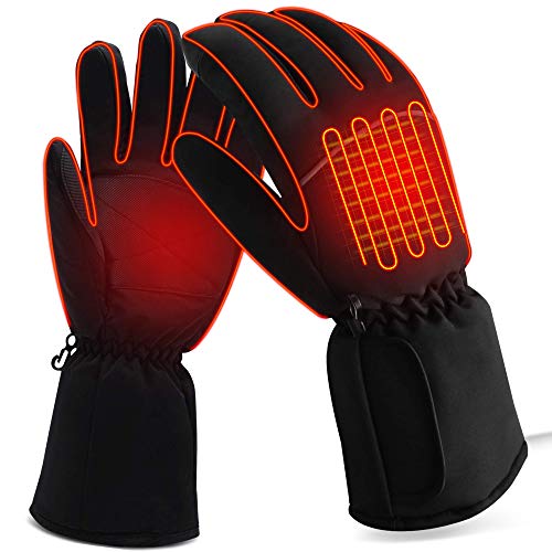 Product Cover Cold Weather Heated Gloves Kit as Family Gift,3 Heating Adjustable Electric Thermal Gloves Men Women,Outdoor Hand Warmers for Riding Hunting Hiking Motorcycle