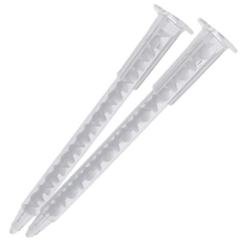 Product Cover Yootop 50Pcs Epoxy Mixing Nozzle Tip for Adhesive Gun Applicator Static Mixer Plastic Resin Mixing Tip