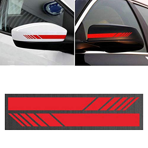 Product Cover AmerStar DIY Car Auto Car Body Sticker Side Decal Stripe Decals SUV Vinyl Graphic Red