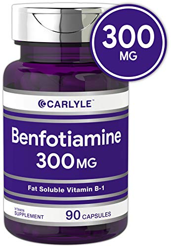 Product Cover Benfotiamine 300mg 90 Capsules | Vitamin B1 | Non-GMO, Gluten Free | by Carlyle
