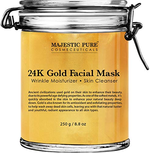 Product Cover Majestic Pure Gold Facial Mask, Help Reduces the Appearances of Fine Lines and Wrinkles, Ancient Gold Face Mask Formula - 8.8 Oz