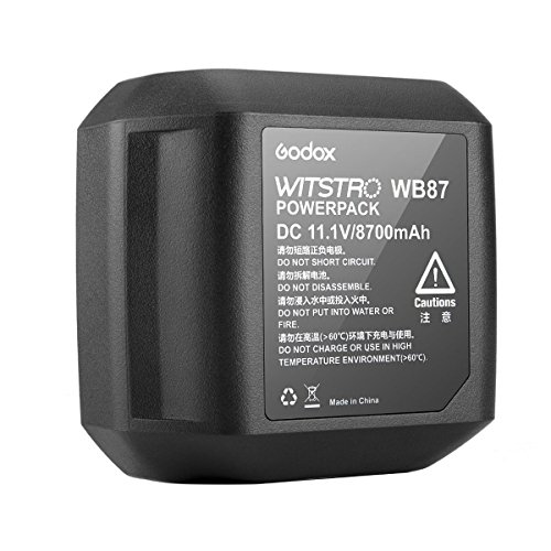 Product Cover Godox WB87 Battery Replacement,8700mAh Lithium Battery Pack for Godox AD600 Series AD600 AD600B AD600BM AD600M Strobe Flash