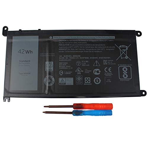 Product Cover LNOCCIY 42WH WDX0R Laptop Battery for Dell Inspiron 13-5378 13-7368 14-7460 15-5568 5567 7560 7569 17-5770 Inspiron 13 5379 Inspiron 15 7570 WDXOR 3CRH3