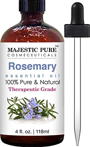 Product Cover Majestic Pure Rosemary Essential Oil - Pure and Natural Aromatherapy Oil - Therapeutic Grade, 4 fl. oz.