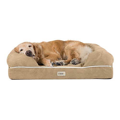 Product Cover Friends Forever Orthopedic Dog Bed Lounge Sofa Removable Cover 100% Suede 4