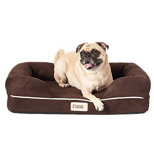 Product Cover Friends Forever Orthopedic Dog Bed Lounge Sofa Removable Cover 100% Suede 2.5