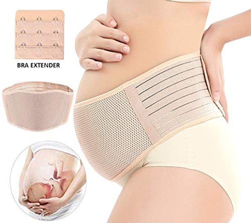 Product Cover Maternity Belt, Pregnancy Support Belt, Back Support Protection- Breathable Belly Band That Provides Hip, Pelvic, Lumbar and Lower Back Pain Relief