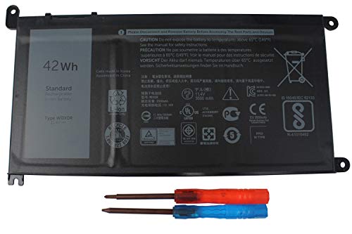 Product Cover Gomarty WDX0R Laptop Battery for Dell Inspiron 13 5368 5378 5379 7368 7378 Inspiron 14-7460 Inspiron 15 5565 5567 5568 5578 7560 7570 7579 7569 P58F Inspiron 17 5765 5767 FC92N 3CRH3 T2JX4 CYMGM
