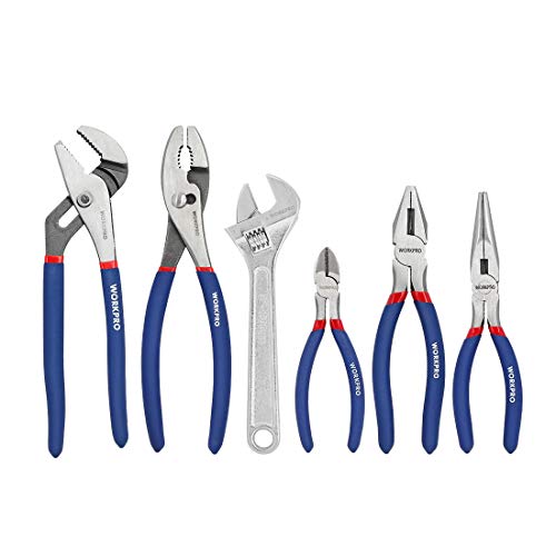 Product Cover WORKPRO W001329A 6Piece Pliers & Wrench Set (10