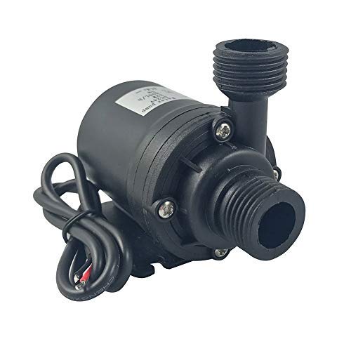 Product Cover ZAOJIAO DC 12V Brushless Water Pump 1/2'' Male Thread Centrifugal Submersible Pump 800L/H 210GPH 5M/16ft for Fountain Solar Panel Pond Aquarium Water Circulation System