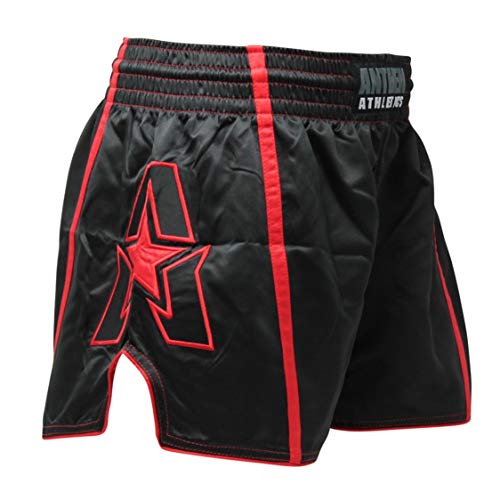 Product Cover Anthem Athletics Infinity Ghost Muay Thai Shorts - Kickboxing, Thai Boxing - Ghost Red - Large