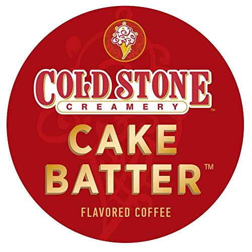 Product Cover Cold Stone Creamery Single Serve Coffee in Recyclable Cups for all K Cup Brewers, including the Keurig 2.0 Brewer (Cake Batter, 24)