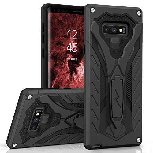 Product Cover Zizo Static Series Compatible with Samsung Galaxy Note 9 Case Military Grade Drop Tested with Built in Kickstand Black