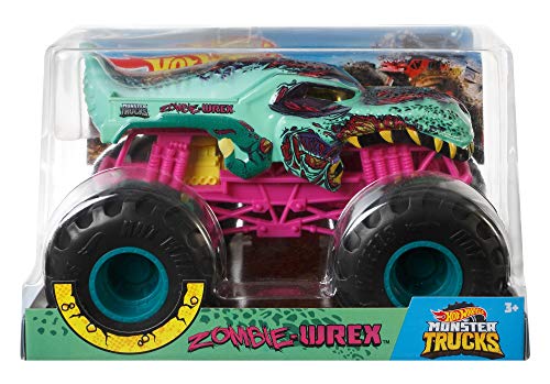 Product Cover Hot Wheels Zombie Wrex Monster Truck, 1:24 Scale