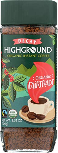 Product Cover Highground Organic Instant Decaf Coffee, 3.53 Ounce