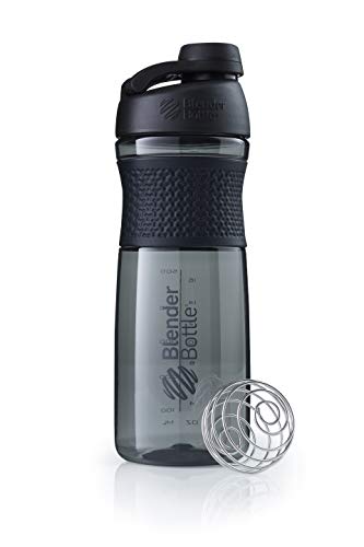 Product Cover BlenderBottle SportMixer Twist Cap Tritan Grip Shaker Bottle, 20-Ounce, Black