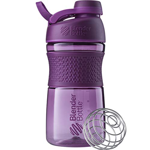 Product Cover BlenderBottle SportMixer Twist Cap Tritan Grip Shaker Bottle, 20-Ounce, Plum