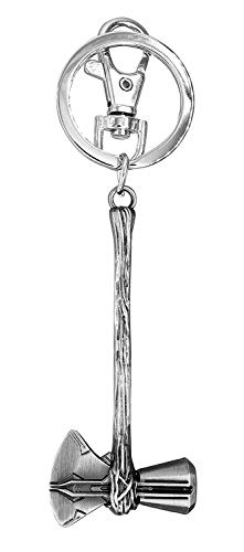 Product Cover Marvel 68972 Avengers Infinity Wars Thor's Stormbreaker Pewter Key Ring, Silver
