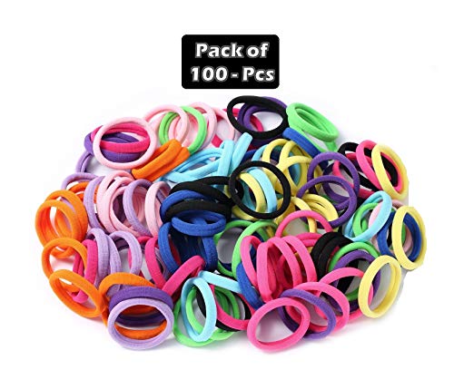 Product Cover Grabdeal rubber bands for baby girls hair admirable set of 100 pieces multicolor band