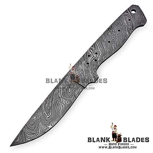 Product Cover Hand Forged Damascus Steel Blank Blade 9.00