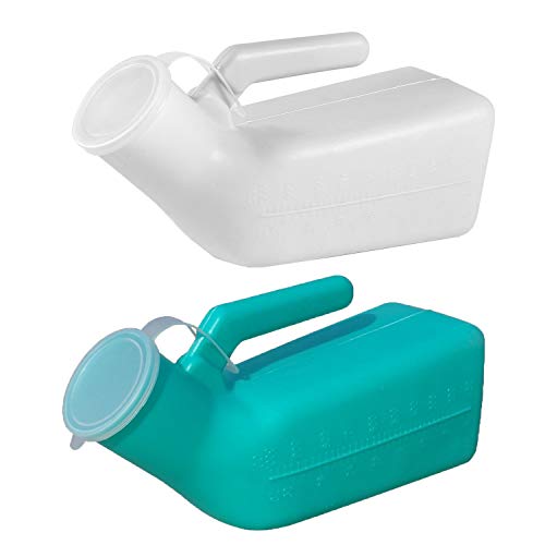 Product Cover Guapie 2 Packs 1000ml/34oz Male Portable Urinal Pee Bottles Home Urinal Potty for Men