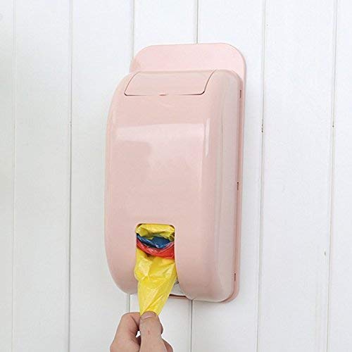 Product Cover Cartshopper Garbage Bags Storage Box Kitchen Organizer 3 Colors Plastic Wall Mounted Rubbish Bag Container Accessories Home Product Office Product