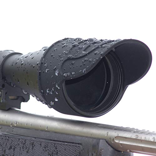 Product Cover DOWN UNDER OUTDOORS Silicone Rubber Rifle Scope Binocular Cover Sunshade Rain Cap Eye Piece Objective Lens Spotting Optics Tactical Flip Up Protector 40mm 44mm 50mm 56mm Sold Individually (Small)